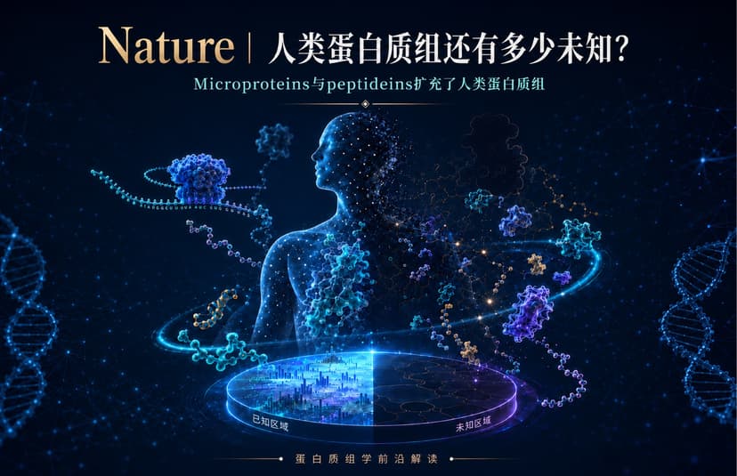 Nature | 人类蛋白质组还有多少未知?Microproteins与peptideins扩充了人类蛋白质组